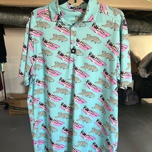 Bad birdie golf polo size large